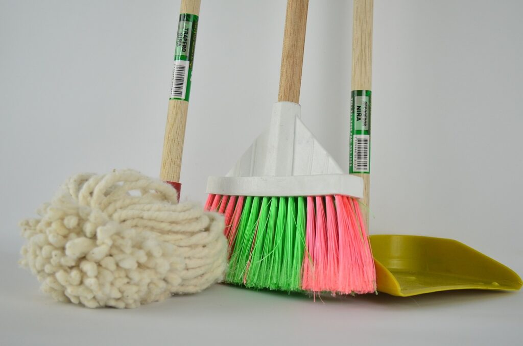Broom mop dust pan | Kelly's Carpet & Furniture